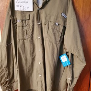 Columbia long sleeve dress shirt